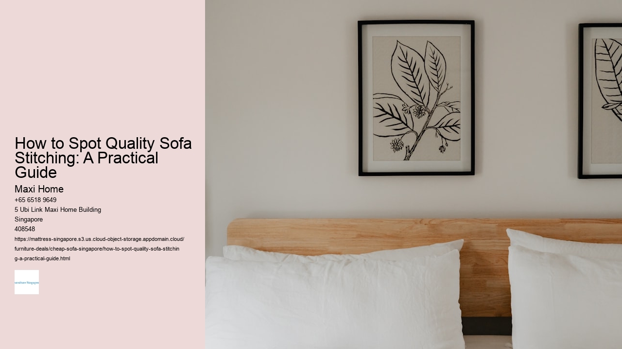 How to Spot Quality Sofa Stitching: A Practical Guide