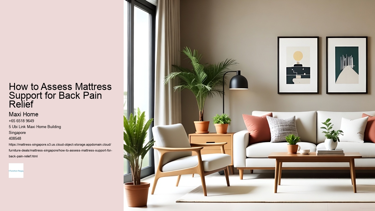 How to Assess Mattress Support for Back Pain Relief