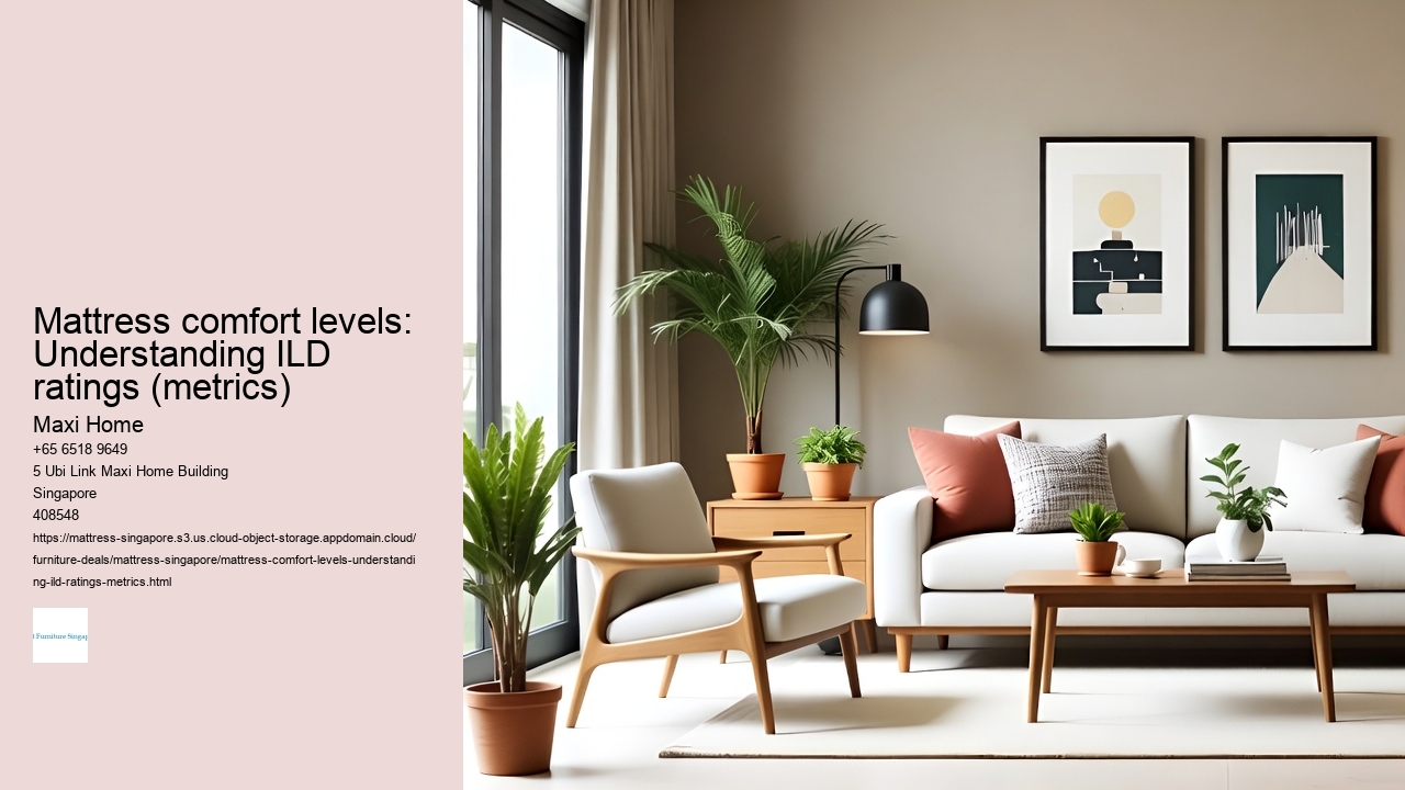 Mattress comfort levels: Understanding ILD ratings (metrics)