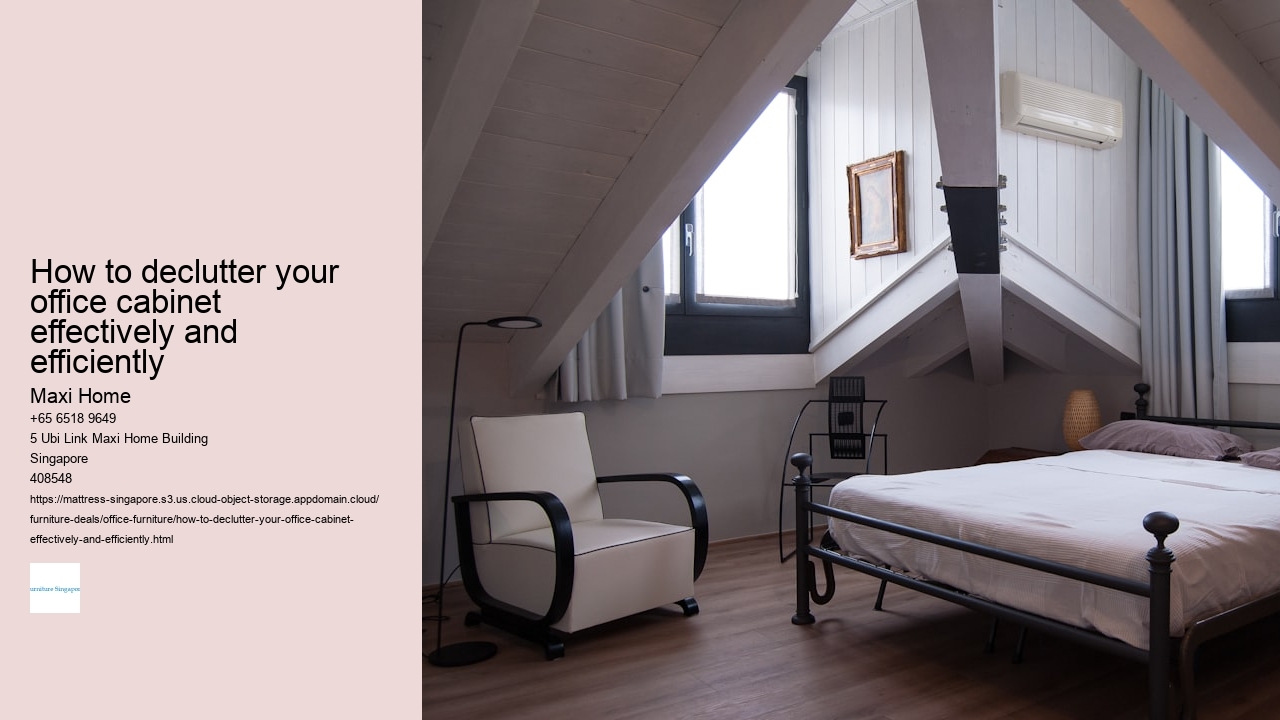 How to declutter your office cabinet effectively and efficiently