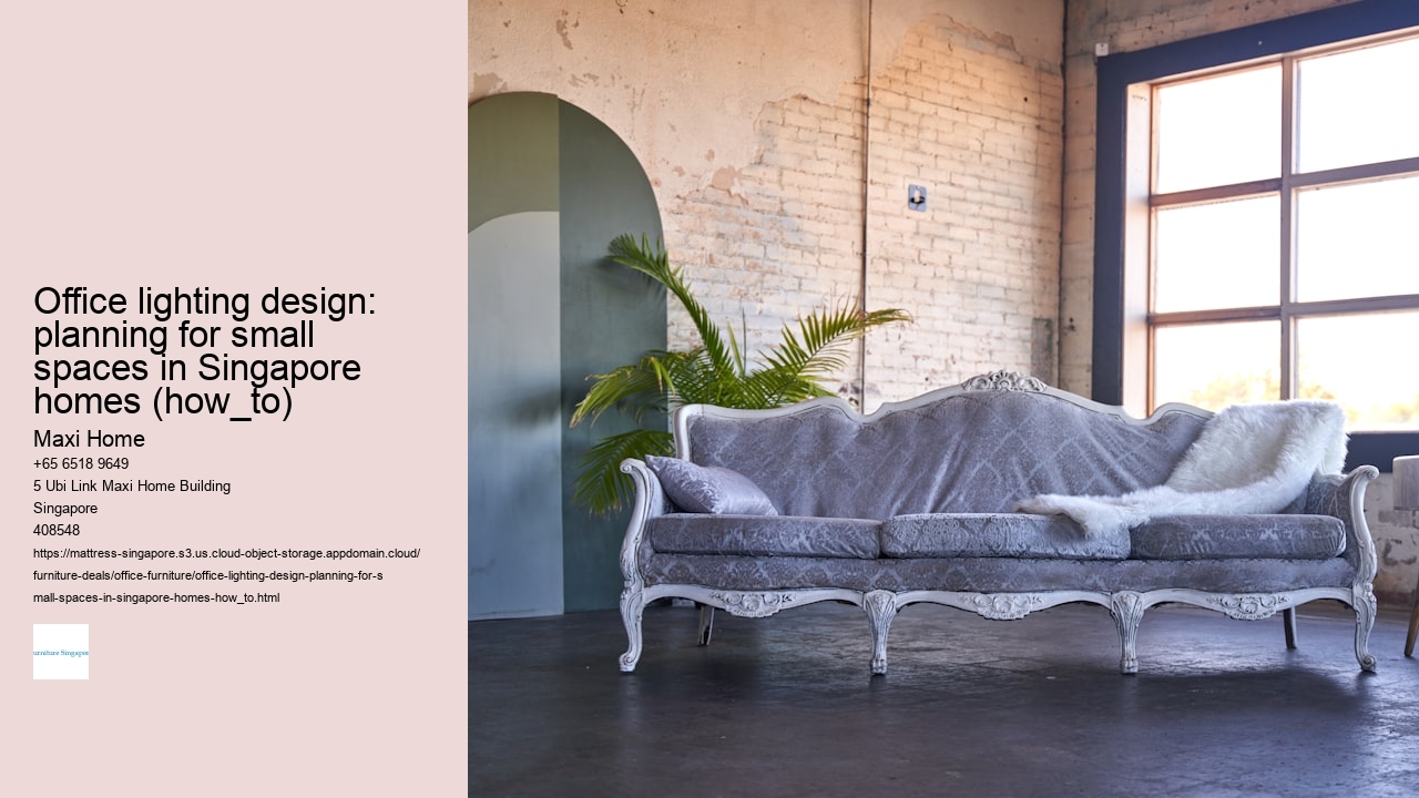 Office lighting design: planning for small spaces in Singapore homes (how_to)