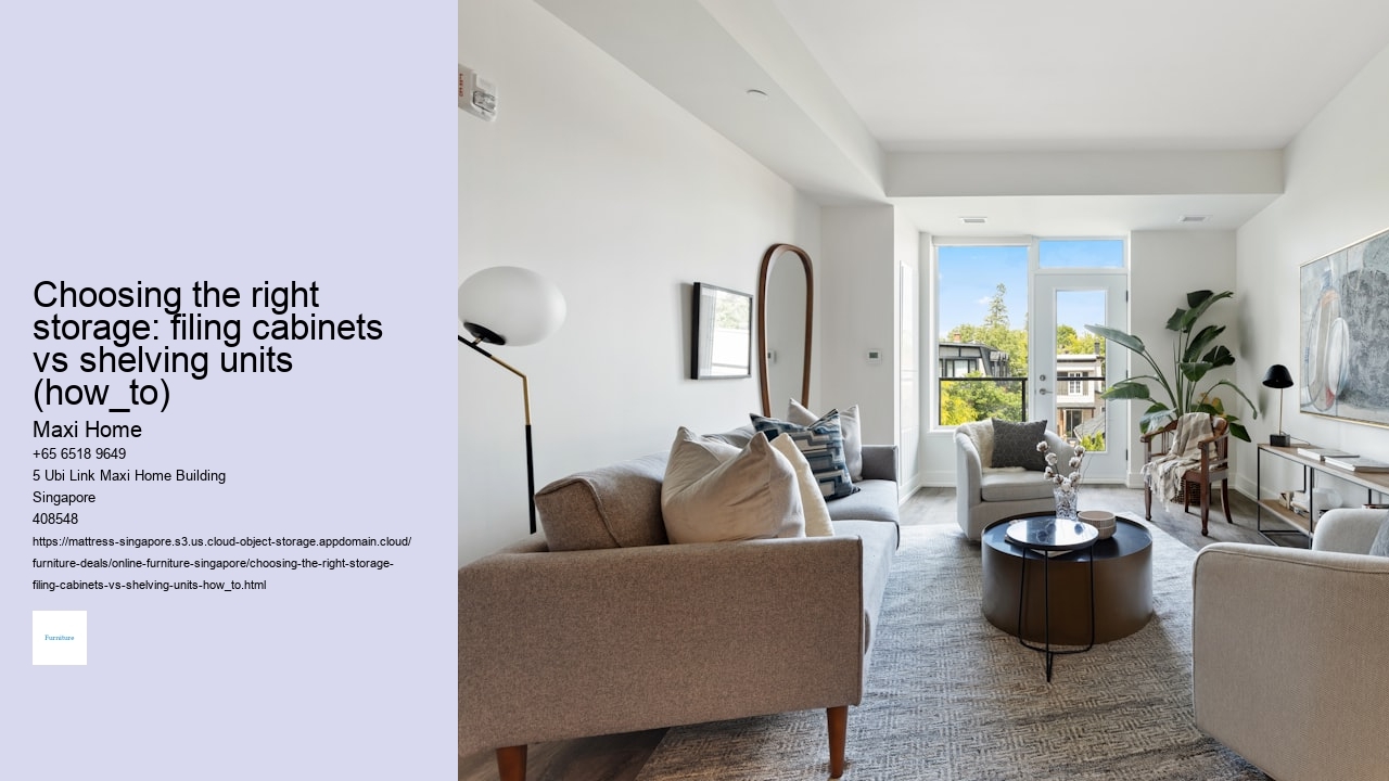 Choosing the right storage: filing cabinets vs shelving units (how_to)