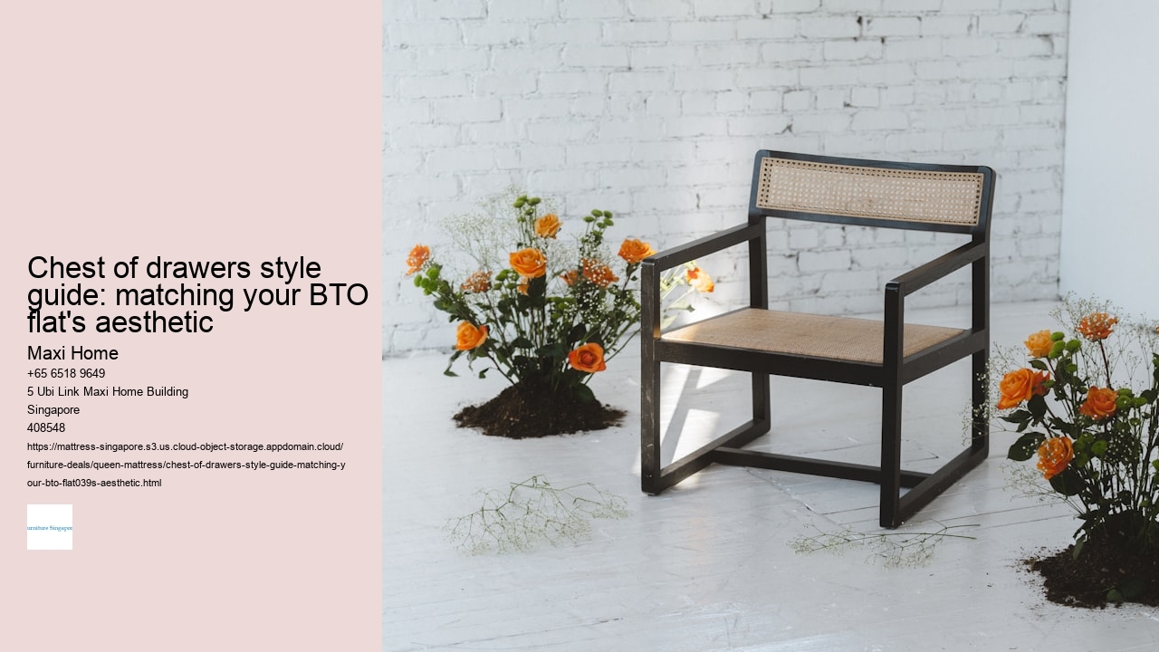 Chest of drawers style guide: matching your BTO flat's aesthetic