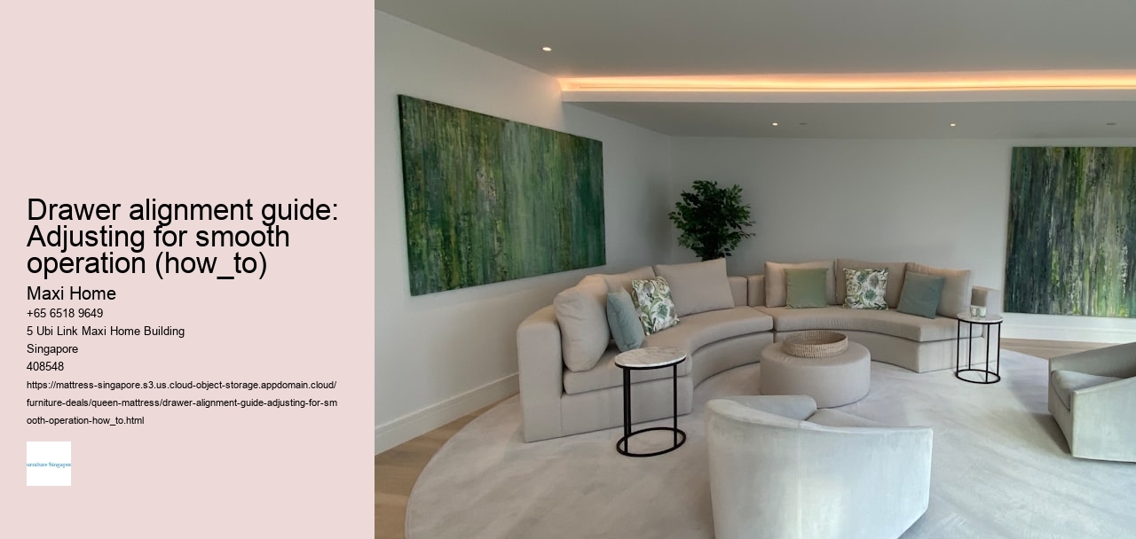 Drawer alignment guide: Adjusting for smooth operation (how_to)