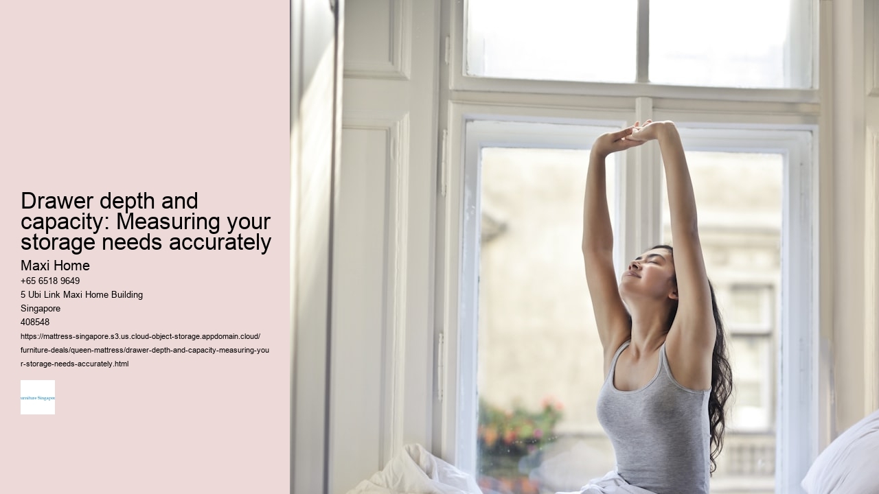 Drawer depth and capacity: Measuring your storage needs accurately