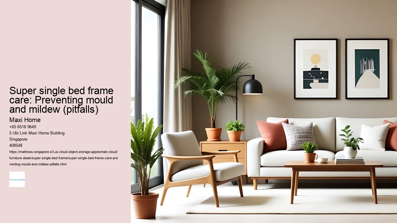 Super single bed frame care: Preventing mould and mildew (pitfalls)