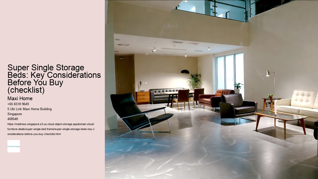 Super Single Storage Beds: Key Considerations Before You Buy (checklist)