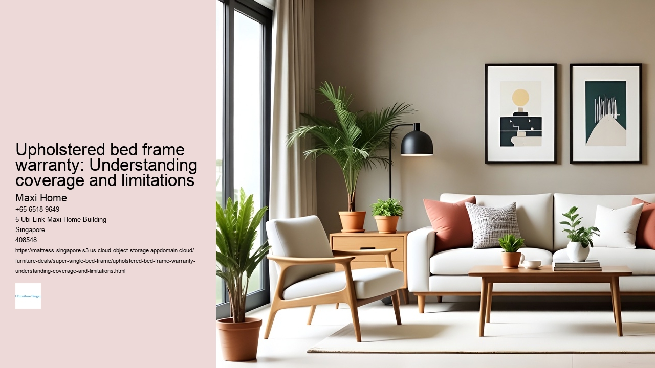 Upholstered bed frame warranty: Understanding coverage and limitations