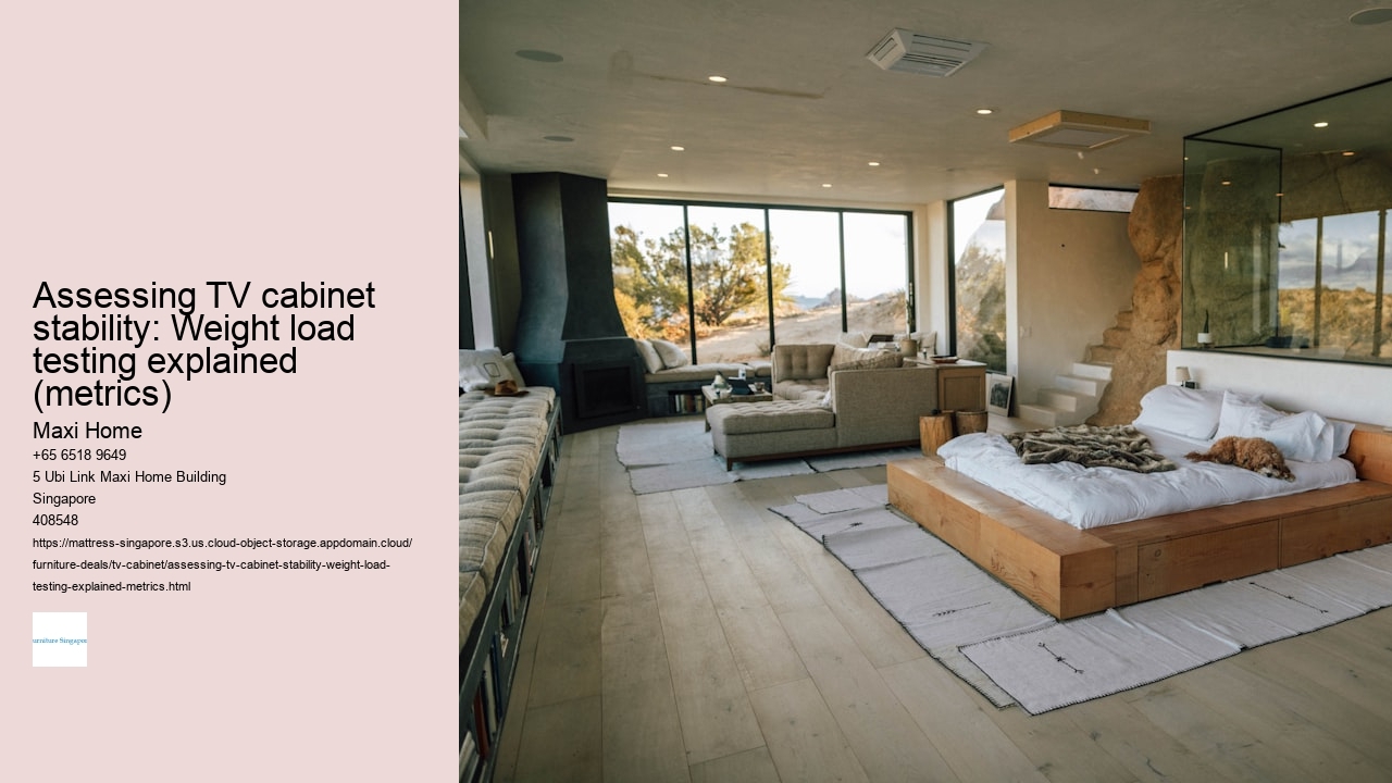 Assessing TV cabinet stability: Weight load testing explained (metrics)