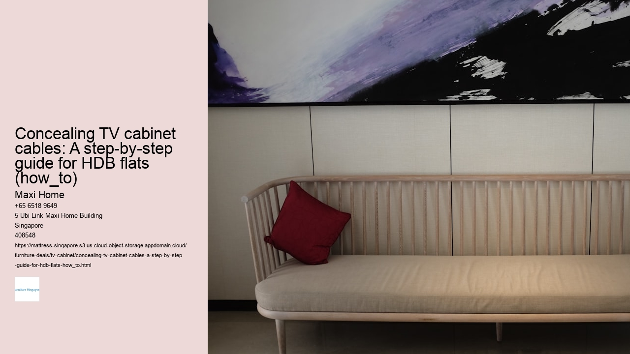 Concealing TV cabinet cables: A step-by-step guide for HDB flats (how_to)