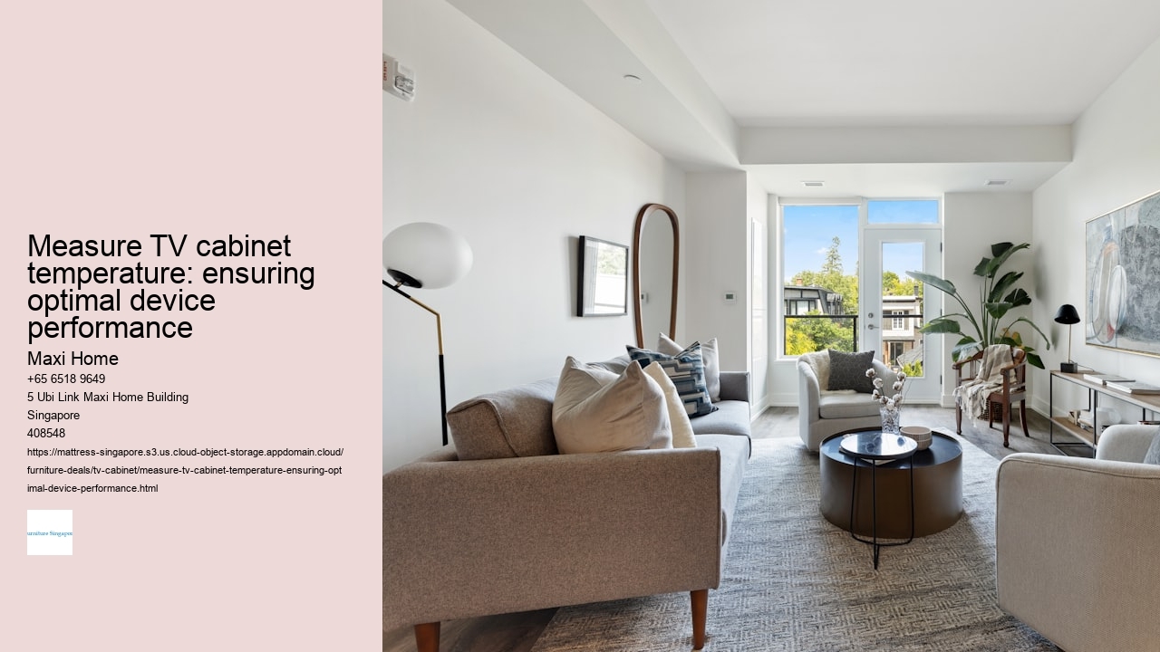 Measure TV cabinet temperature: ensuring optimal device performance