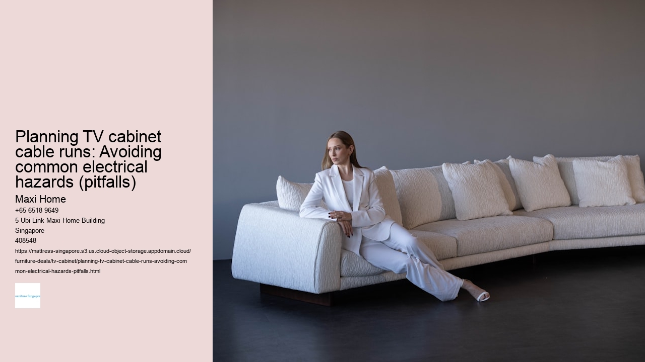 Planning TV cabinet cable runs: Avoiding common electrical hazards (pitfalls)