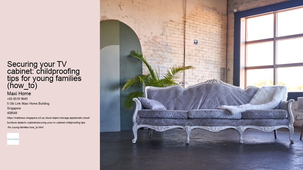 Securing your TV cabinet: childproofing tips for young families (how_to)