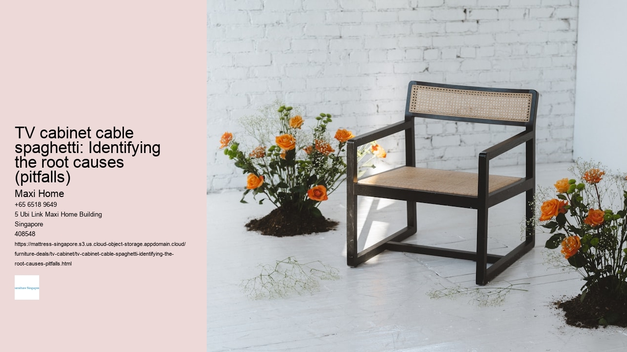 TV cabinet cable spaghetti: Identifying the root causes (pitfalls)