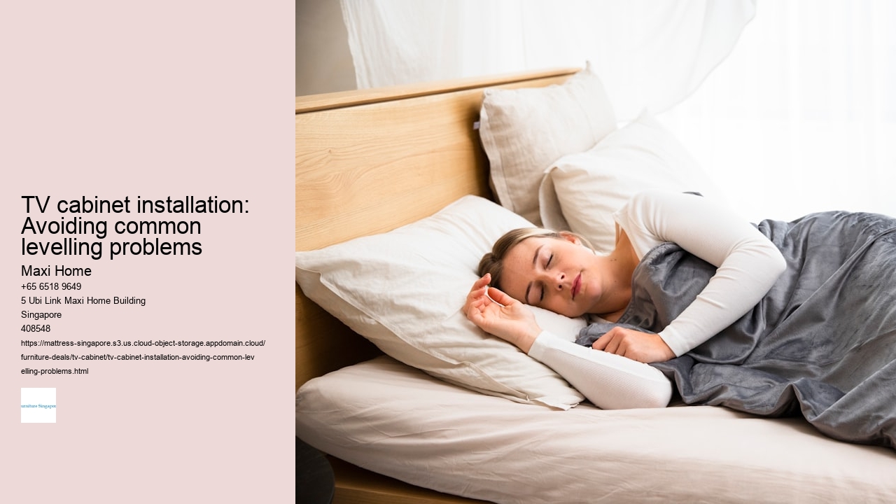 TV cabinet installation: Avoiding common levelling problems