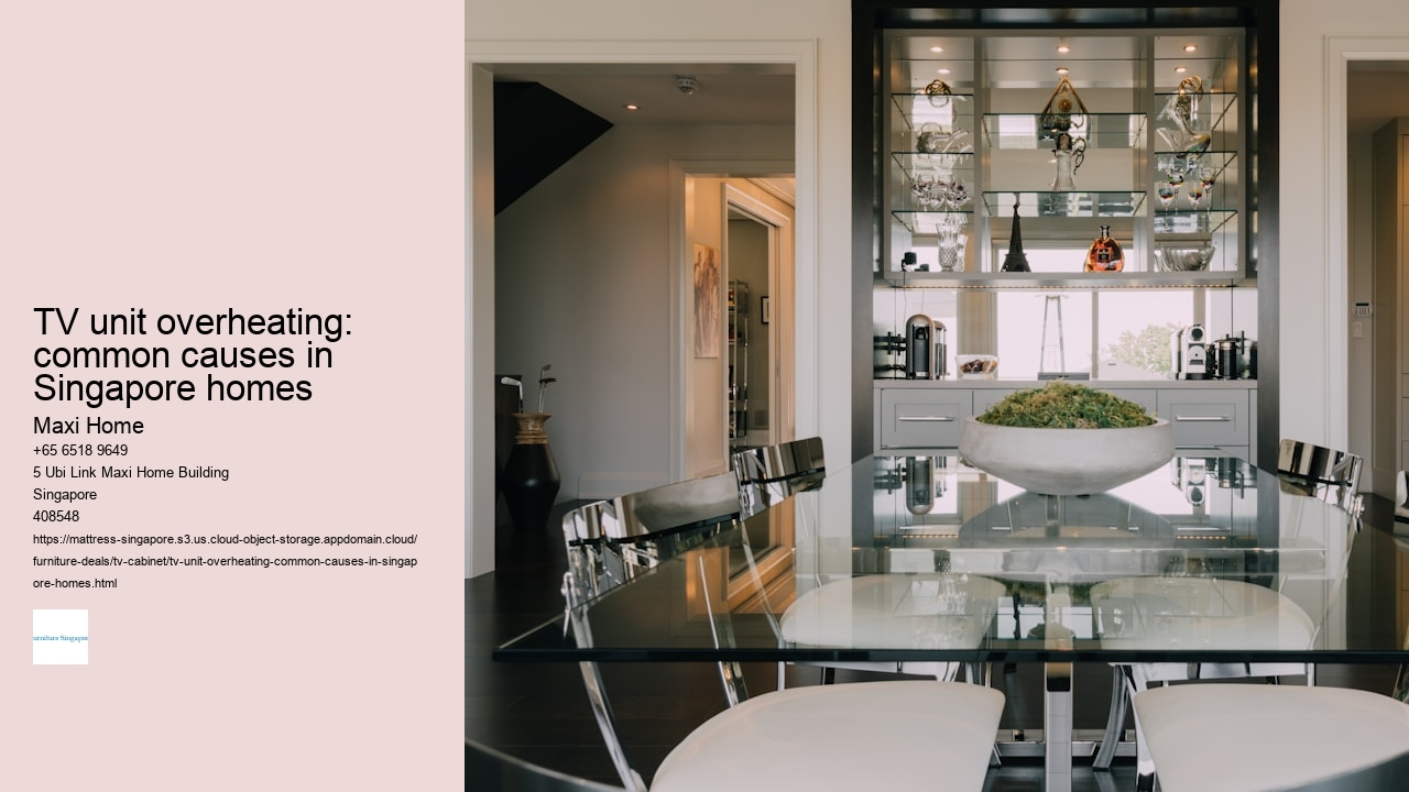 TV unit overheating: common causes in Singapore homes